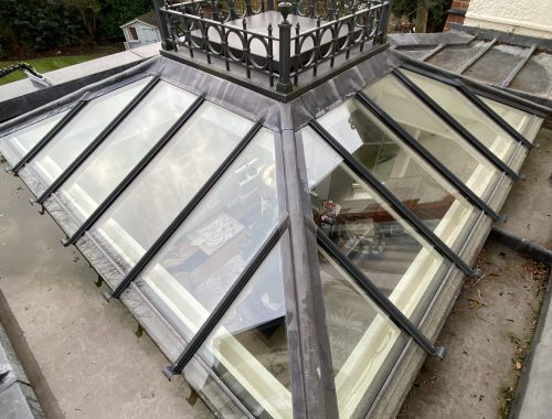 Skylight cleaning